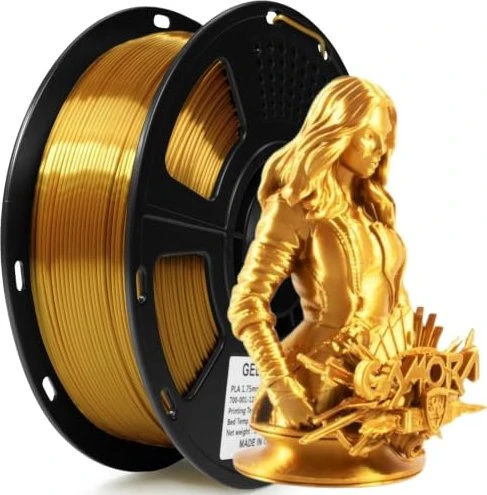 Geeetech PLA Silk, gold, Spule, 1.75mm, 1.00kg