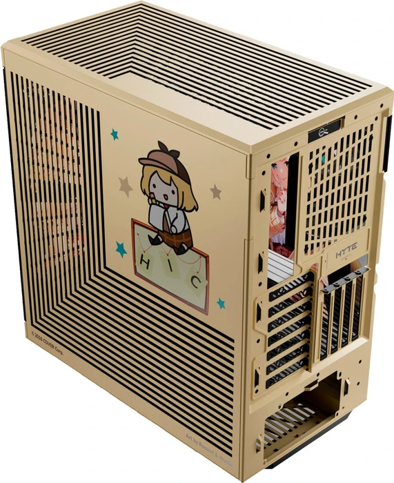 Hyte Y40 Watson Amelia, beige/bunt, Glasfenster