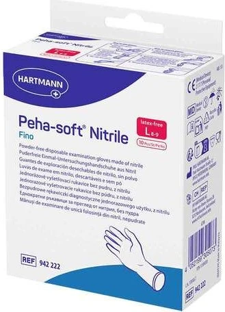 Hartmann Peha-soft Nitril Fino Einweghandschuhe blau