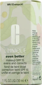 Clinique Even Better Evens and Corrects Makeup Foundation WN12 meringue LSF15, 30ml