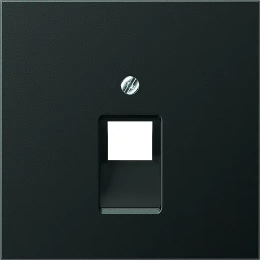 Jung Serie LS Abdeckung für IAE/UAE-Anschlussdose 1x 8-polig, anthrazit