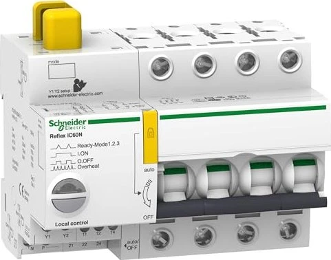 Schneider Electric Reflex iC60N Ti24 10A 4P C, Fernschaltbarer Leitungsschutzschalter