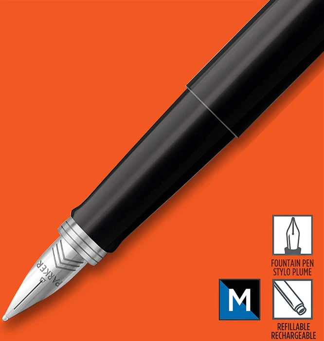 Parker Jotter Originals schwarz, rechte Hand, mittel
