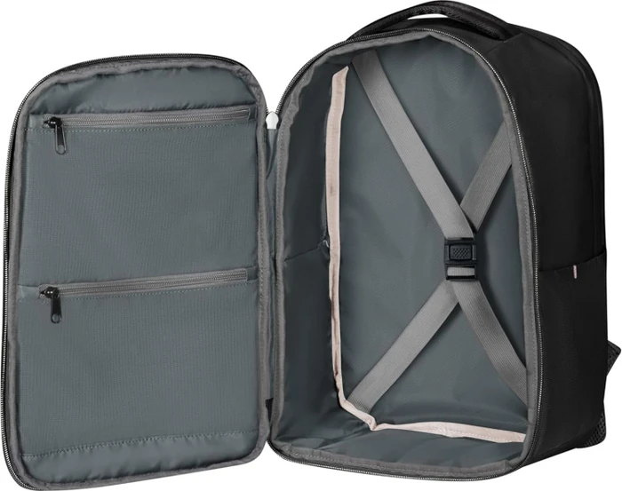 Samsonite GuardIT Classy 2.0, Underseat Backpack M, Untersitz Handgepäck, Kabinentasche, Flugzeug Rucksack, 40cm, 24l, schwarz