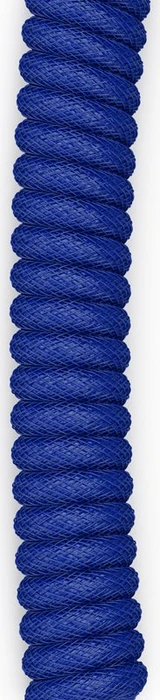 Glorious Coiled Cable USB-C auf USB-A, Tastaturkabel (Spiral-Textilkabel), 1.37m, Cobalt Blue