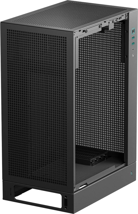 DeepCool CH170 Plus, schwarz, Glasfenster