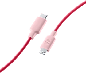 Cellularline Style Color Cable USB-C/Lightning 1m rosa