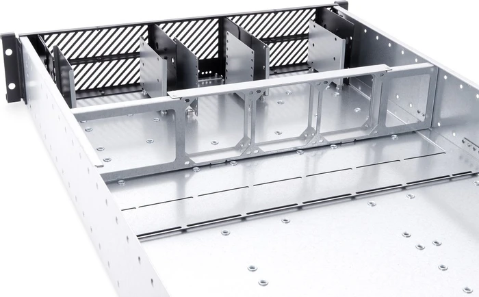 Alphacool ES 2U, grau/schwarz, 2HE, ATX
