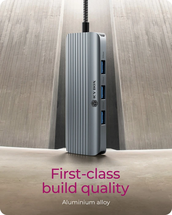 RaidSonic Icy Box IB-DK4034A-CPD, USB-C 3.0 [Stecker]
