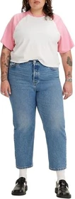 Levi's 501 Original Crop Plus Jeans medium indigo worn in (Damen)