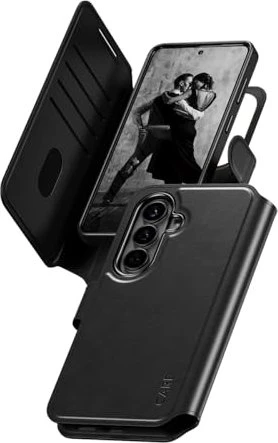 PanzerGlass Care Case Tango 2-in-1Wallet w. Qi für Samsung Galaxy S26 schwarz