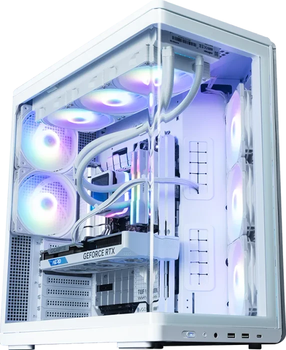 Zalman P60 White, Glasfenster