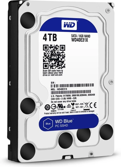 Western Digital WD Blue PC SSHD 4TB, 512e / 3.5" / SATA 6Gb/s