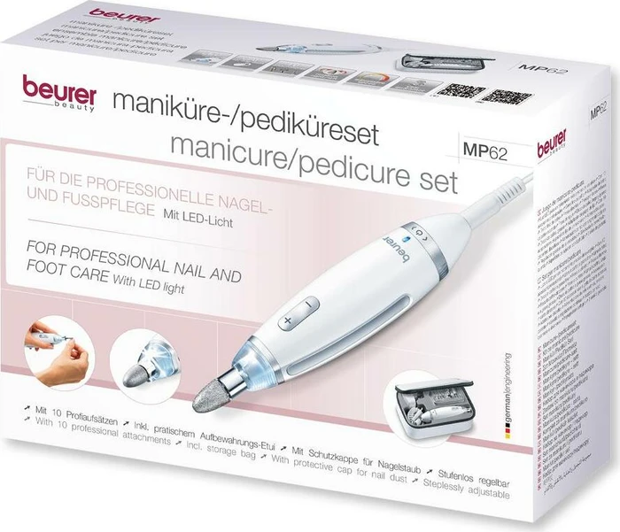 Beurer MP 62 Elektrisches Maniküre/Pediküre-Set