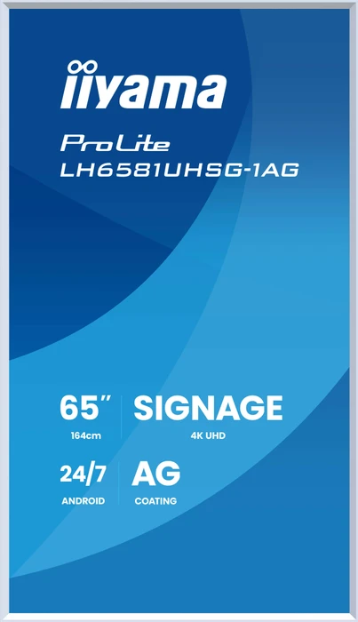 iiyama ProLite LH6581UHSG-1AG, 64.5"