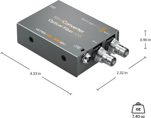 Blackmagic Design MiniConverter Mini Converter Optical Fiber 12G