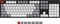 Keychron K10 OEM Dye-Sub Keycap-Set Retro Mac, Kunststoff (PBT), Retro Mac, weiß/rot/grau, 111 Tasten (104+7), ANSI-US Vorschaubild