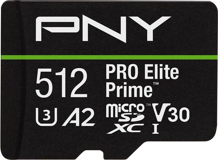 PNY Pro Elite Prime R200/W150 512GB Kit, UHS-I U3, A2, Class 10
