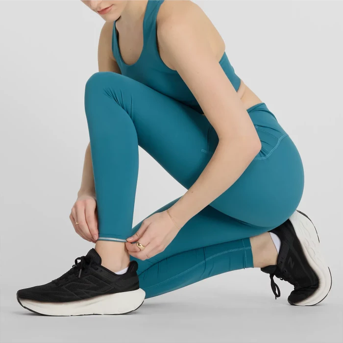 New Balance Sleek Pocket High Rise 27" Legging Hose lang terrarium (Damen)