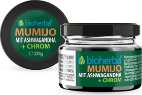 Bioherba Mumijo mit Ashwagandha + Chrom Pulver, 20g