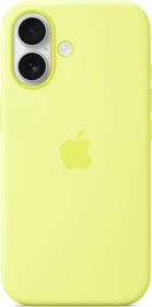 Apple Silikon Case mit MagSafe für iPhone 17 neongelb