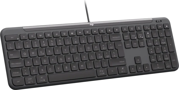 Logitech K620 Signature Slim Wired for Business, Graphite, USB, IT