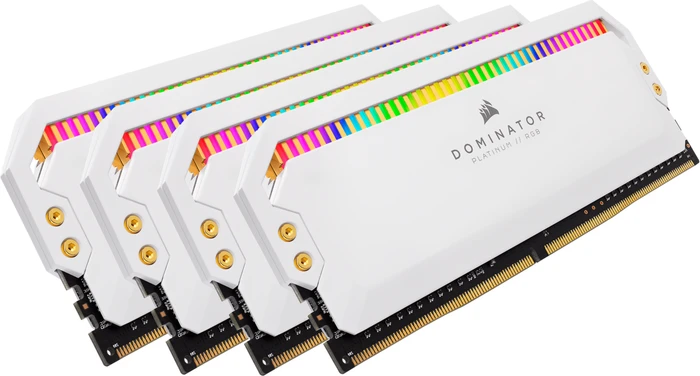 Corsair Dominator Platinum RGB White UDIMM 32GB Kit, DDR4-3200, CL16-18-18-36