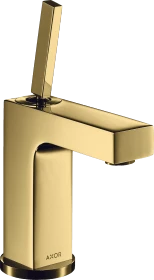 Hansgrohe Axor Citterio 110 Waschbeckenarmatur mit Ablauffernbedienung polished goldoptik