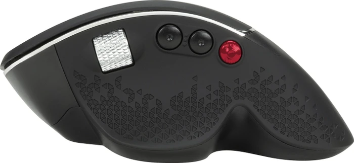 ISY IEM-3000 Wireless Ergonomic Mouse schwarz/silber, USB