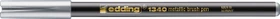 edding 1340 Pinselstift silbergrau, 10er-Pack