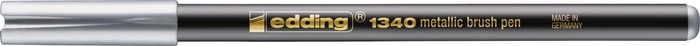 edding 1340 Pinselstift silbergrau, 10er-Pack