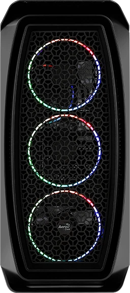 AeroCool Aero One Mini Eclipse, schwarz, Glasfenster
