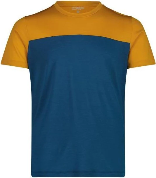 CMP Unlimitech Performance Merino Funktionsshirt kurzarm petroleum (Herren)