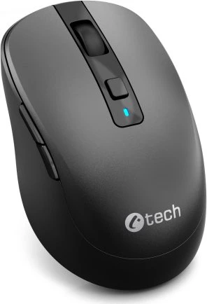 C-Tech WLM-19 Silent Dual-Mode Wireless Mouse schwarz, USB/Bluetooth