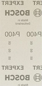 Bosch Professional EXPERT M480 Gewebeschleifblatt K400, 93x186mm, 50 Stück