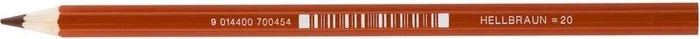 Jolly Supersticks Classics Buntstift hellbraun, Kartonetui, 12er-Pack (3000-0279)