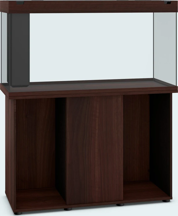 Juwel Rio 350 LED Aquarium-Set mit Unterschrank, dunkles Holz/dunkles Holz, 350l