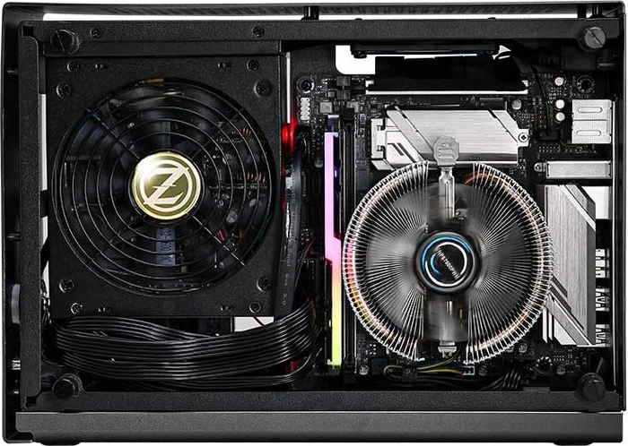 Zalman M2 Mini, grau, Acrylfenster, Mini-ITX