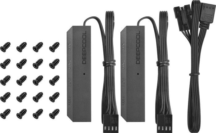 DeepCool RF120M, LED-Steuerung, Lüftersteuerung, 120mm, 5er-Pack