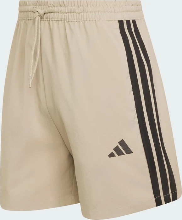 adidas Essentials 3-Streifen Chelsea Trainingshose kurz wonder cargo/black (Herren)