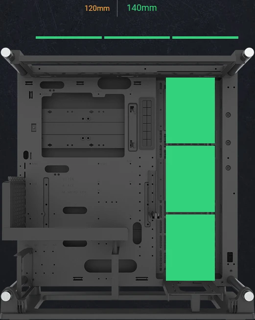 Thermaltake Core P3 TG Pro, schwarz, Glasfenster