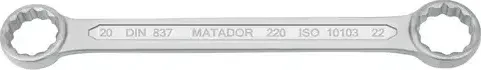 Matador 0220 Doppelringschlüssel, 20/22x210mm