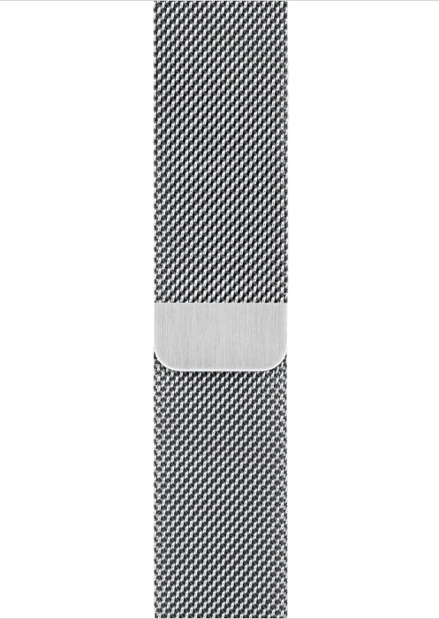 Apple Watch Series 6 (GPS + Cellular) 44mm Edelstahl silber mit Milanaise-Armband silber