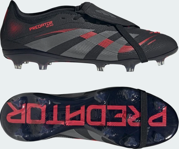 adidas Predator Pro Fold-Over Tongue FG core black/grey four/lucid red
