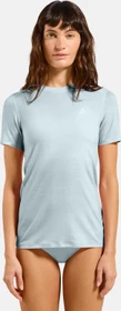 Odlo Natural Merino 160 Baselayer Funktionsshirt kurzarm baby blue (Damen)