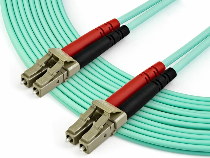 StarTech LWL Duplex Kabel, OM3, 2x LC Stecker/2x LC Stecker, 1m, türkis