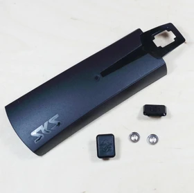 SKS Spoiler Edge AL 107x46mm Verlängerung Schutzblech, hinten schwarz