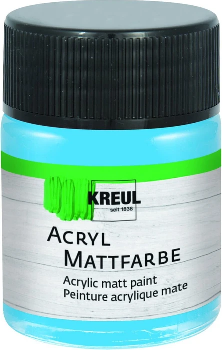 Kreul Acryl Mattfarbe, himmelblau, 50ml