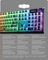 SteelSeries PrismCaps Universal Keycaps, Kunststoff (PBT) Double-Shot, schwarz, 105 Tasten, ISO-DE Vorschaubild