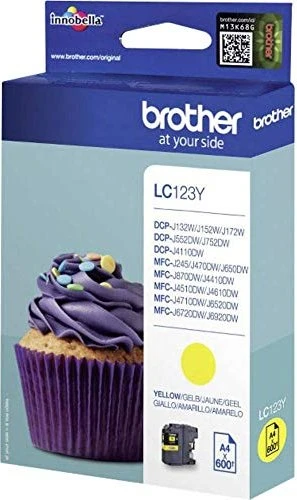Brother Tinte LC123Y gelb